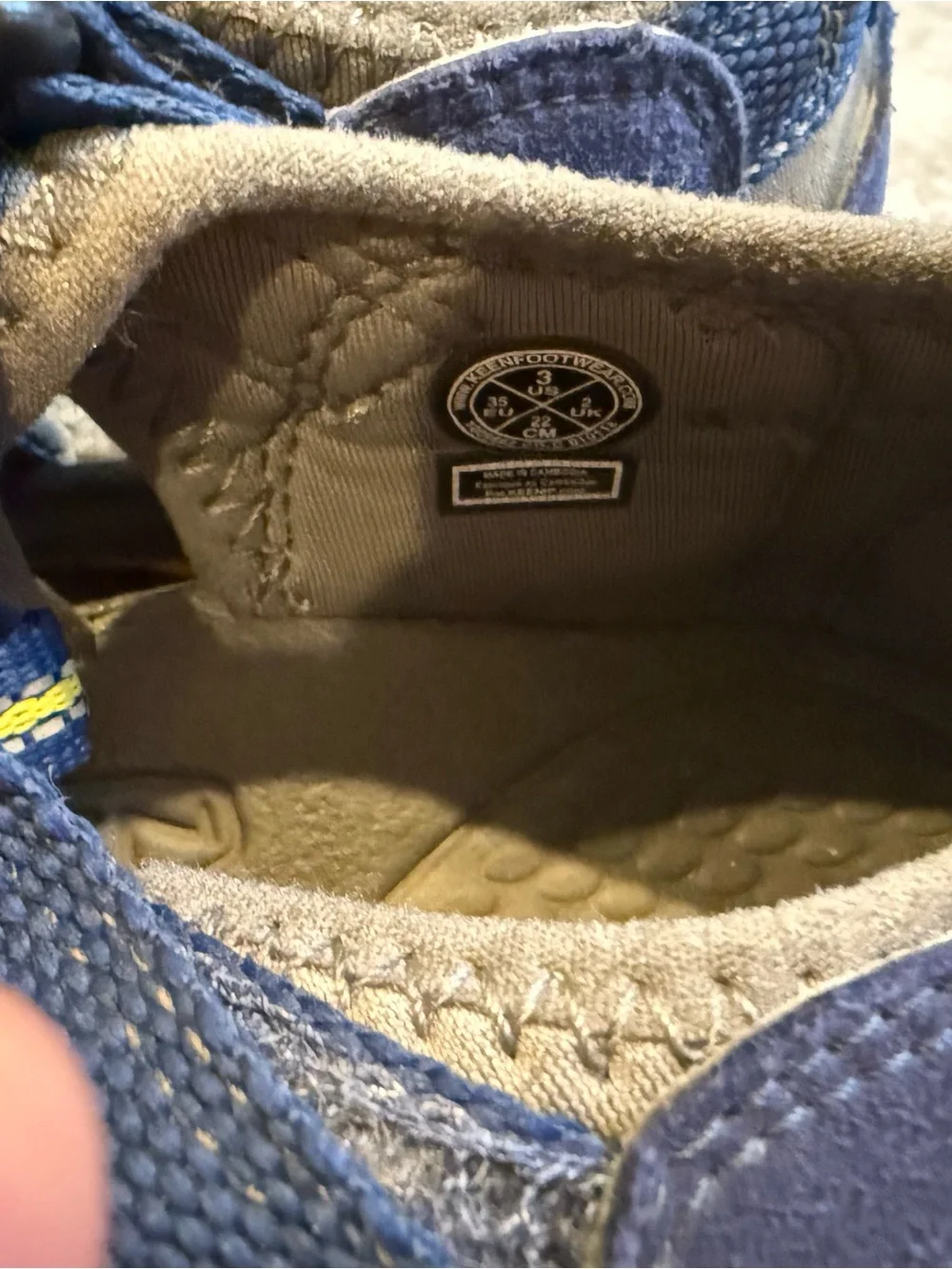 Keen Boys Blue Outdoor Closed-Toe Sandals